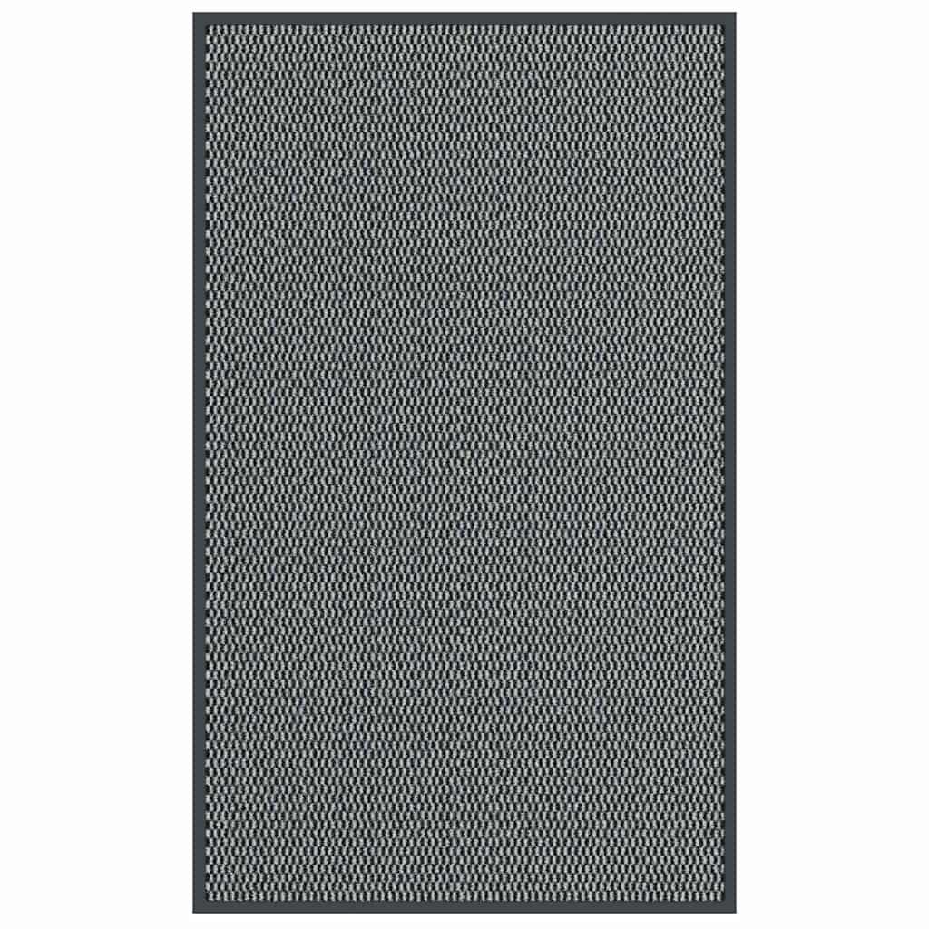 vidaXL Felpudo antracita 90x150 cm