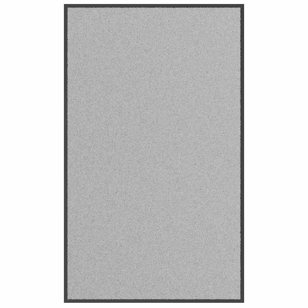 vidaXL Felpudo gris 90x150 cm