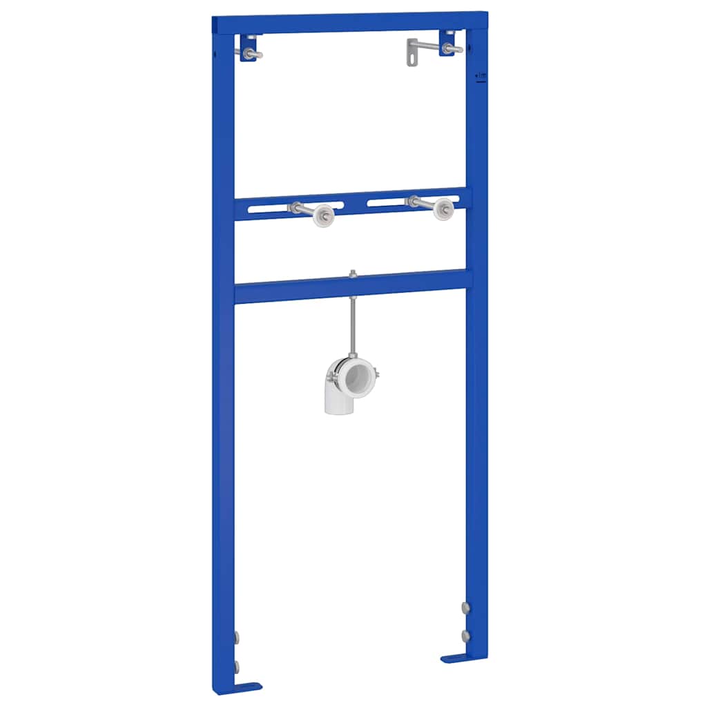 vidaXL Soporte de Pared para Sistema de Lavabo Azul 50 x 3 x 112 cm