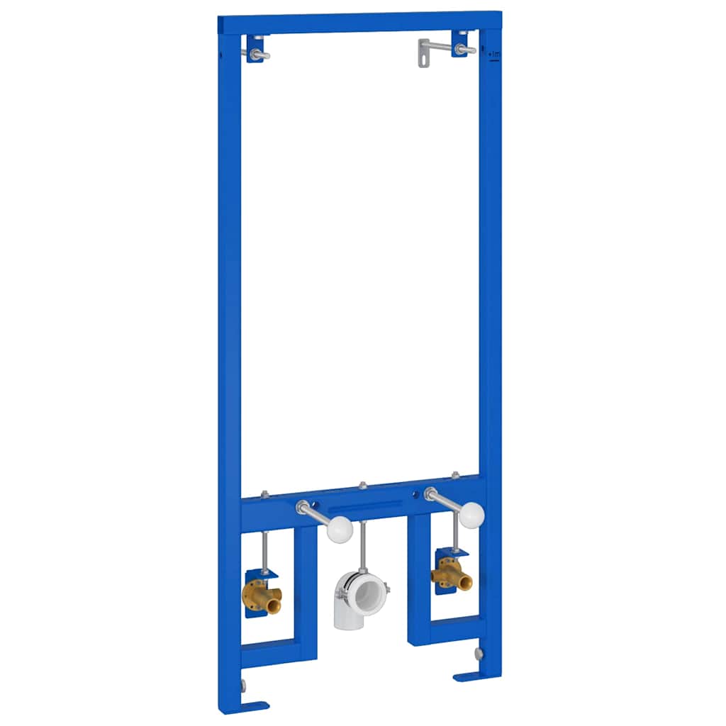 vidaXL Soporte de Pared para Sistema de Bidet Azul 50 x 3 x 112 cm