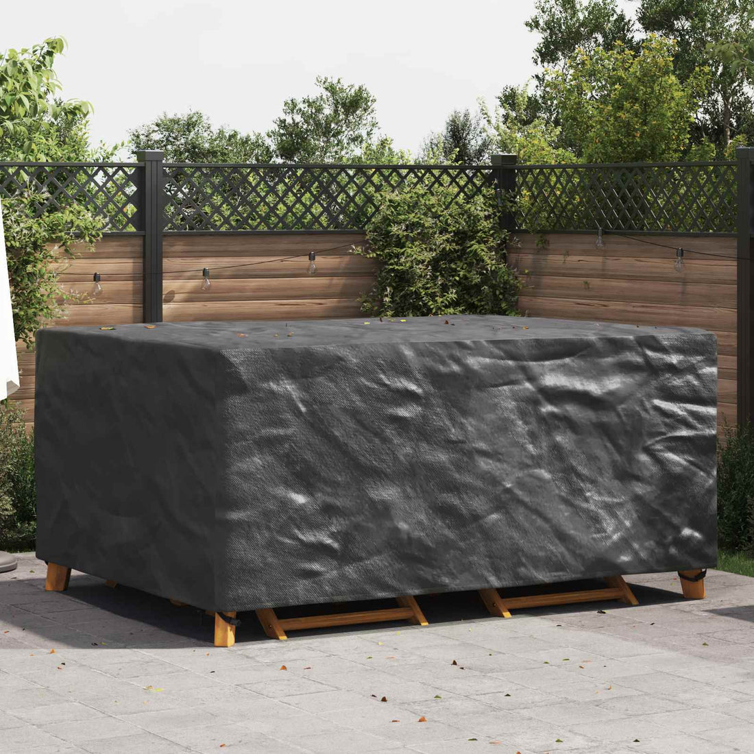 vidaXL Funda para muebles Liso Negro 240 x 180 x 100 cm 420D