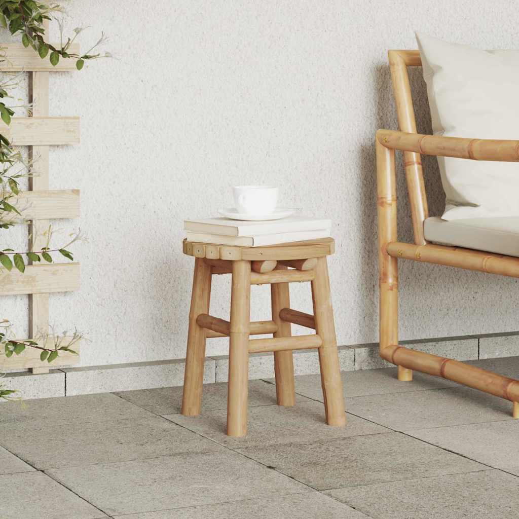 vidaXL Taburete Bambú Natural 30 x 30 x 36 cm Bambú