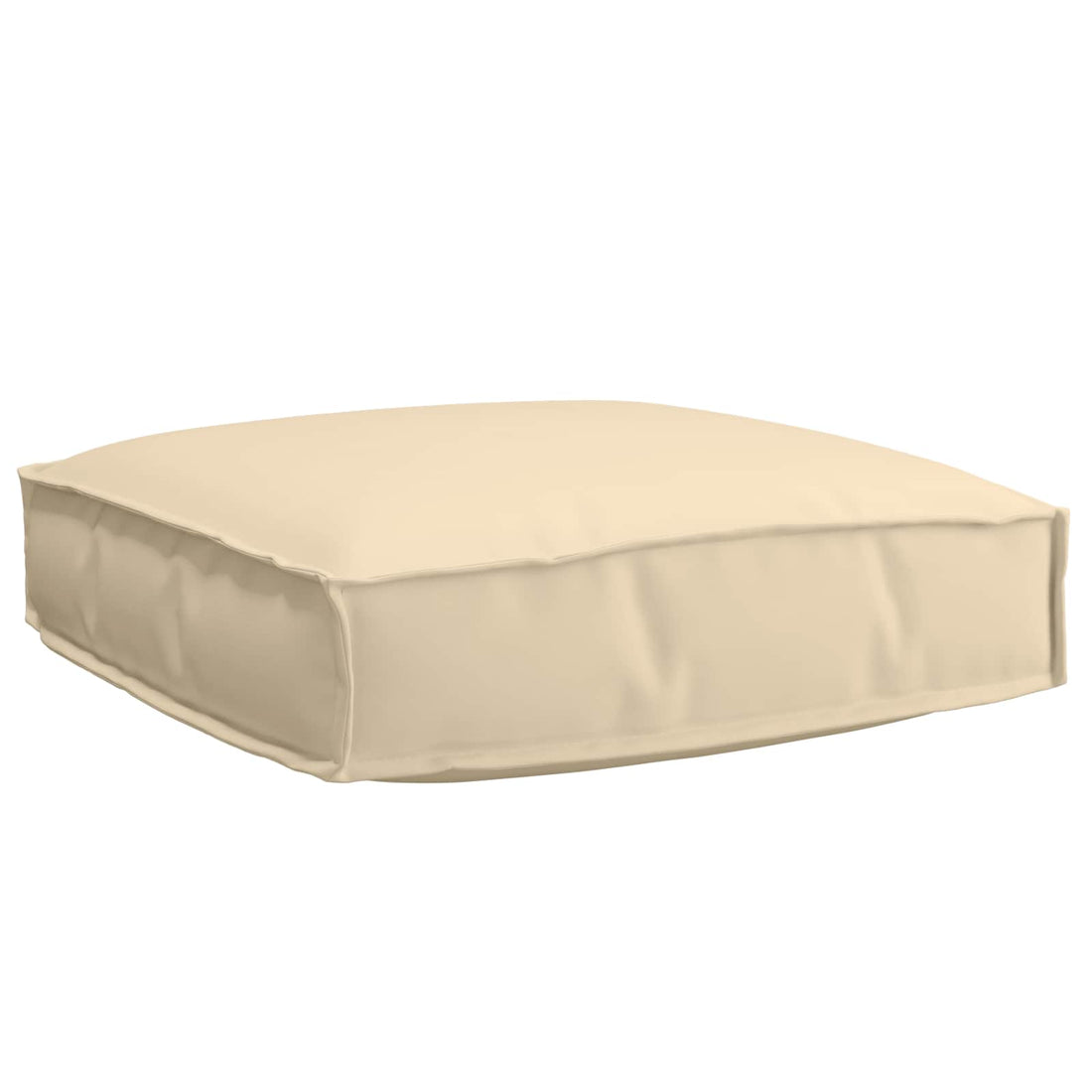 vidaXL Cojín Tela Oxford Beige 60 x 60 x 12 cm