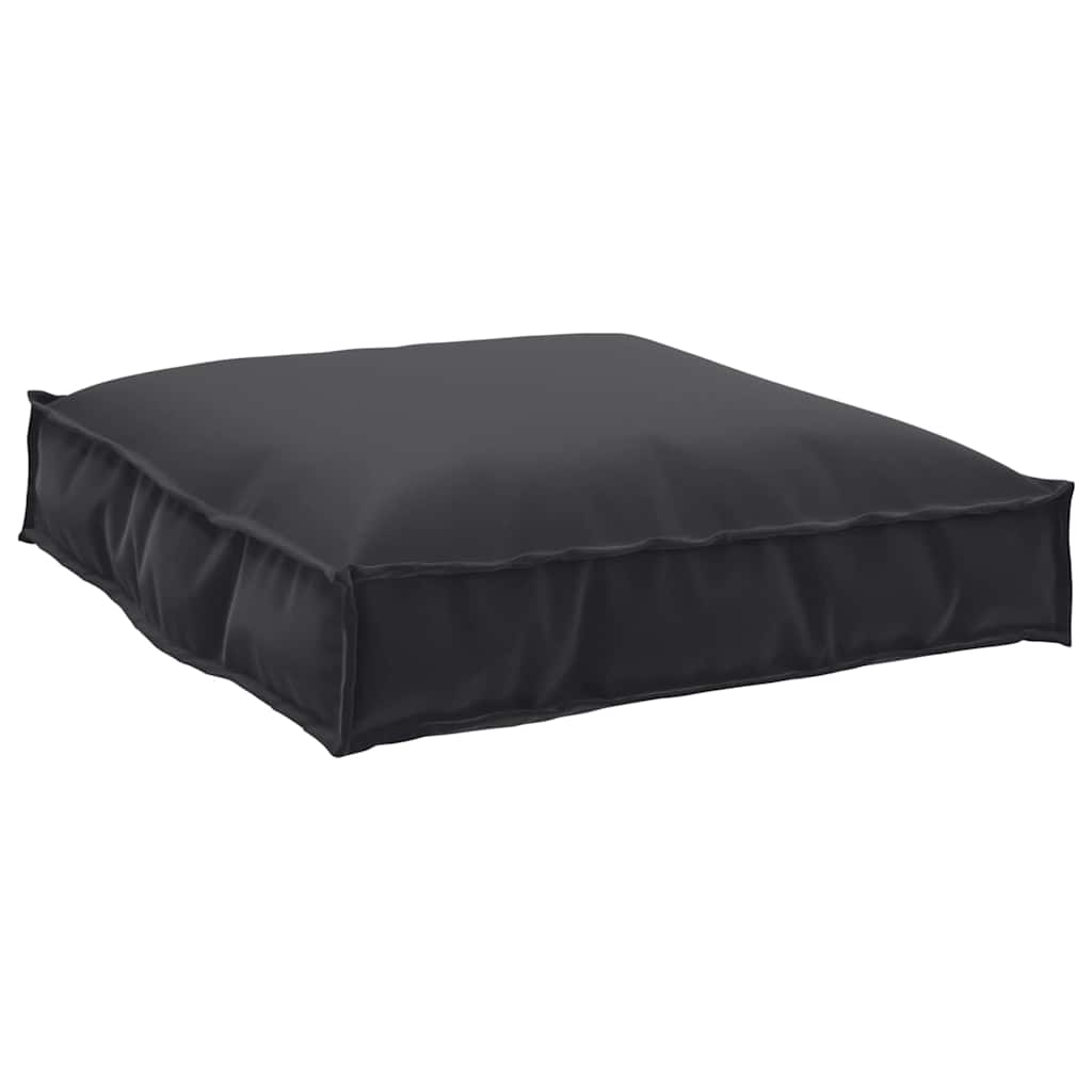 vidaXL Cojín Tela Oxford Negro 70 x 70 x 12 cm