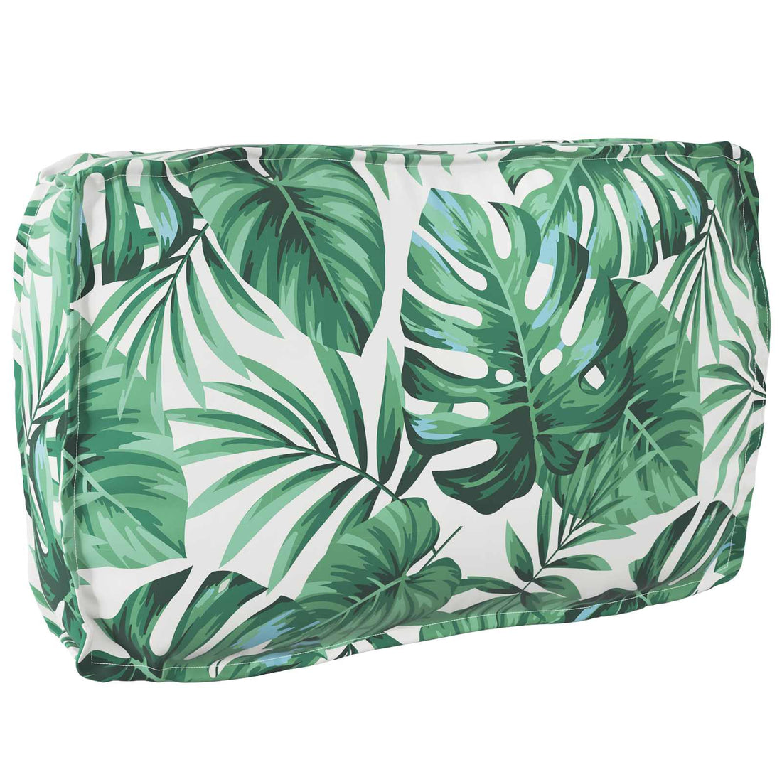vidaXL Cojín Tela Oxford Estampado de hojas 70 x 40 x 12 cm