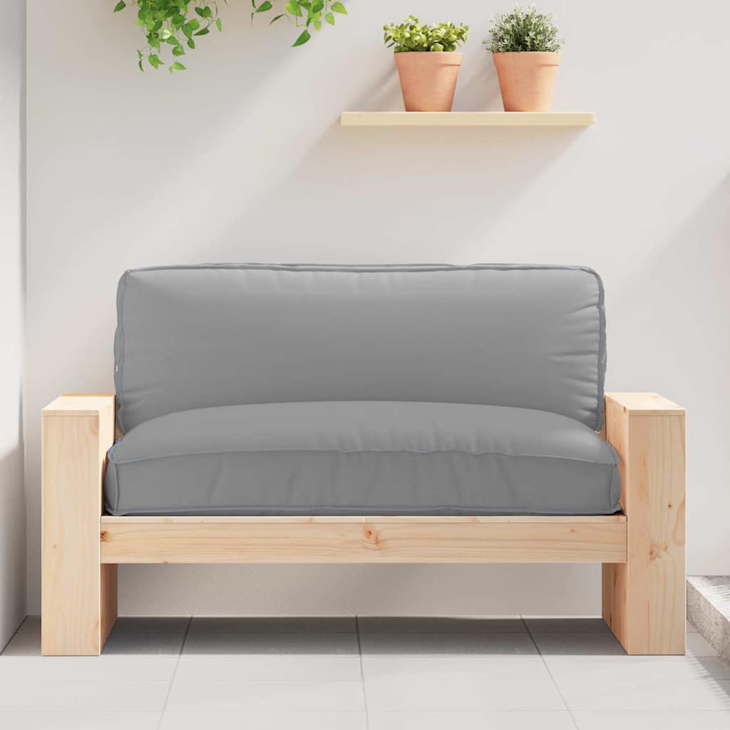 vidaXL Cojín Tela Oxford Gris 120 x 80 x 12 cm