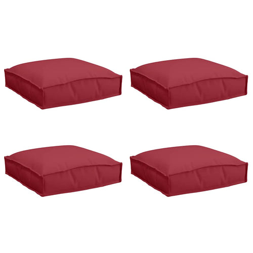 vidaXL 4 uds. Rojo vino (2)