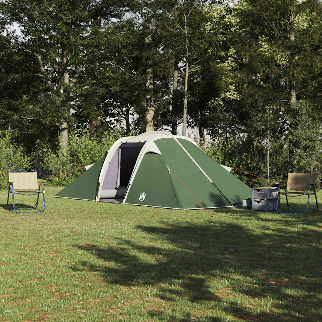 vidaXL Tienda túnel con techo Verde 510 x 240 x 156 cm tafetán