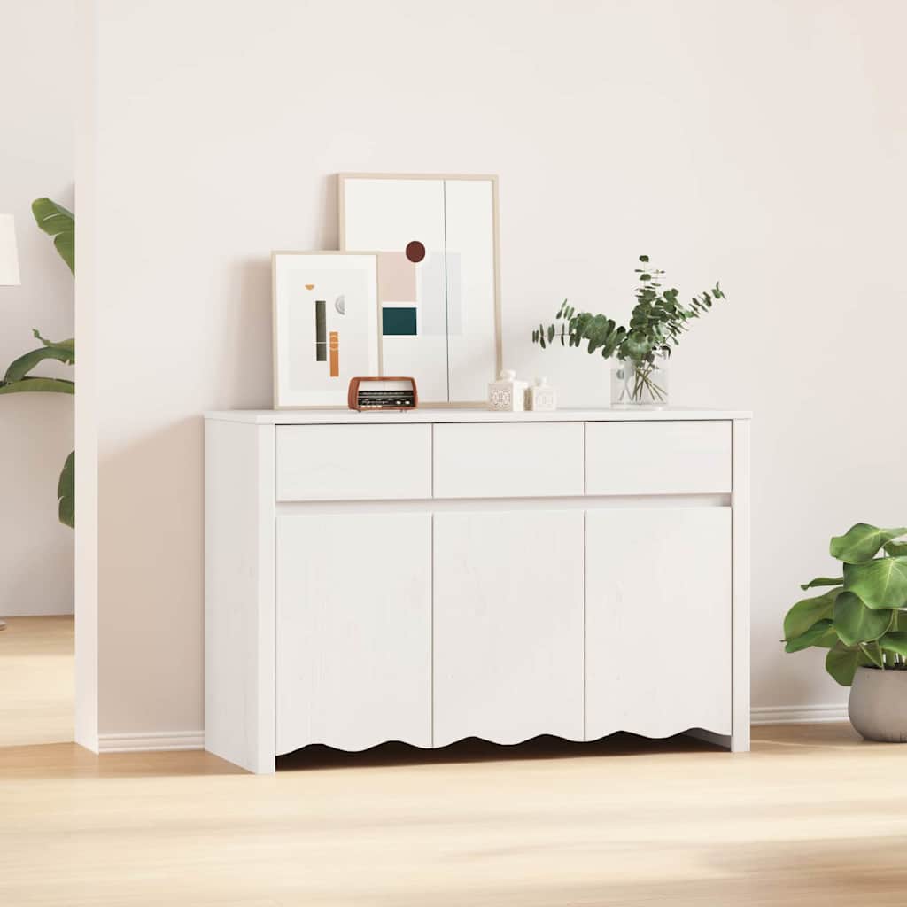 vidaXL Aparador Drammen 114 x 43 x 75,5 cm Madera maciza de Pino