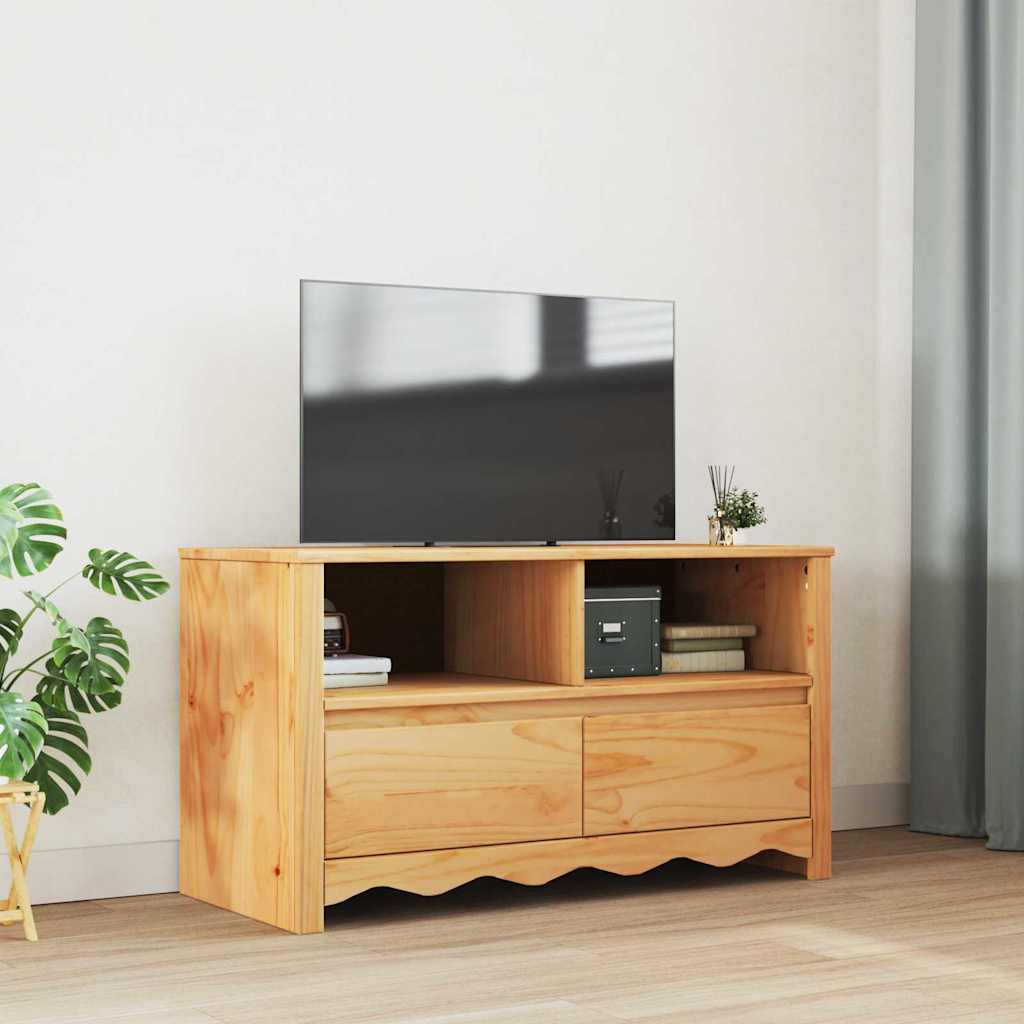 vidaXL Mueble de TV con cajón Drammen Roble 99 x 43 x 55 cm