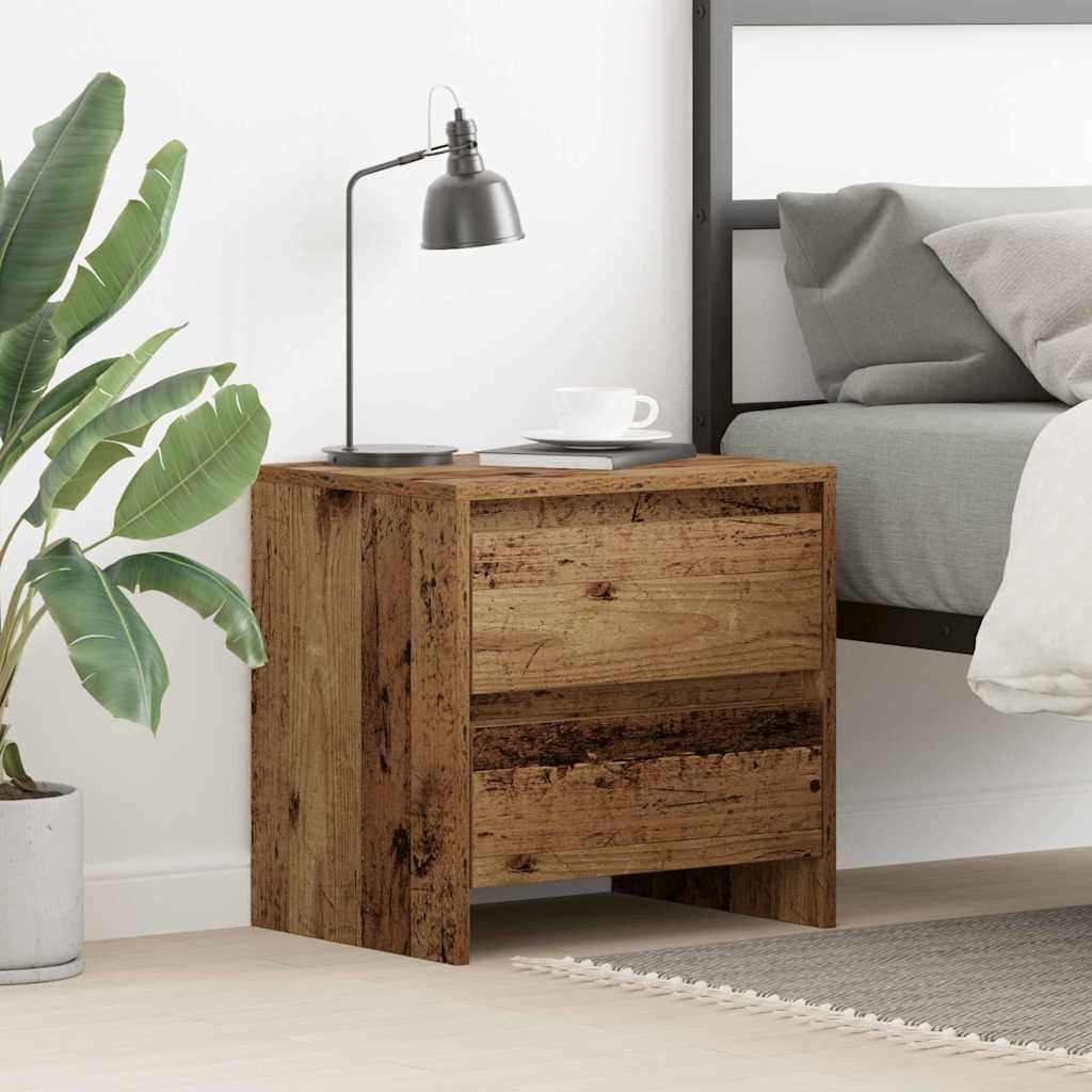 vidaXL Armario de Noche Madera vieja 45 x 34 x 44,5 cm