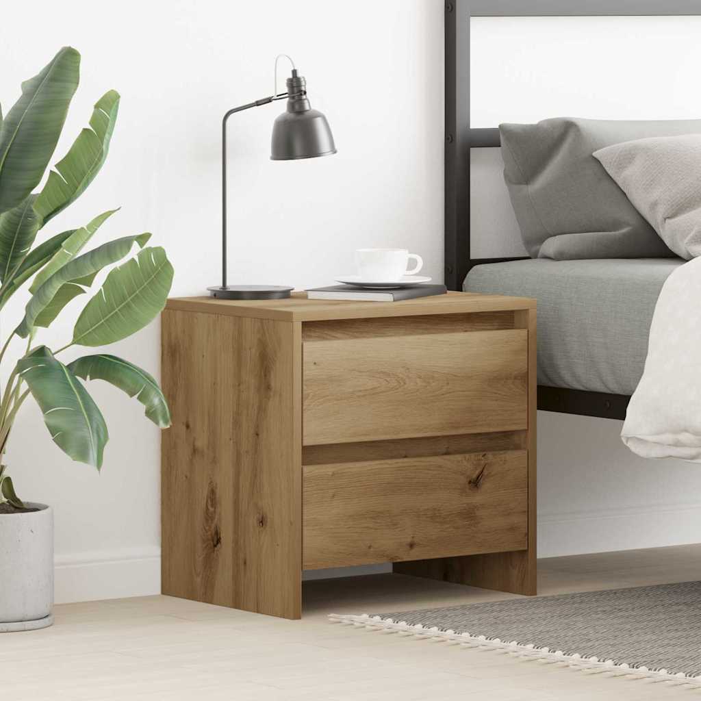 vidaXL Armario de Noche Roble artisan 45 x 34 x 44,5 cm