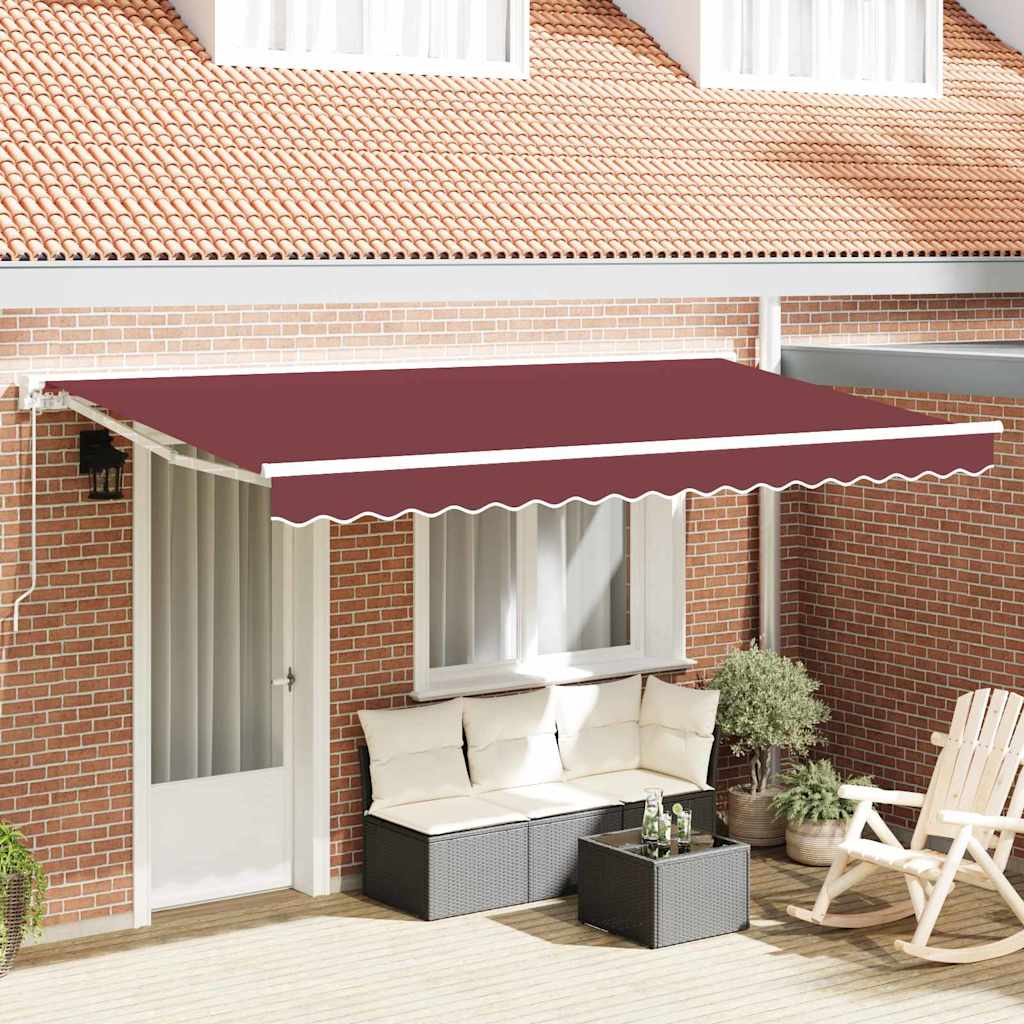 vidaXL Estructura del Toldo Burdeos 350 x 200 cm
