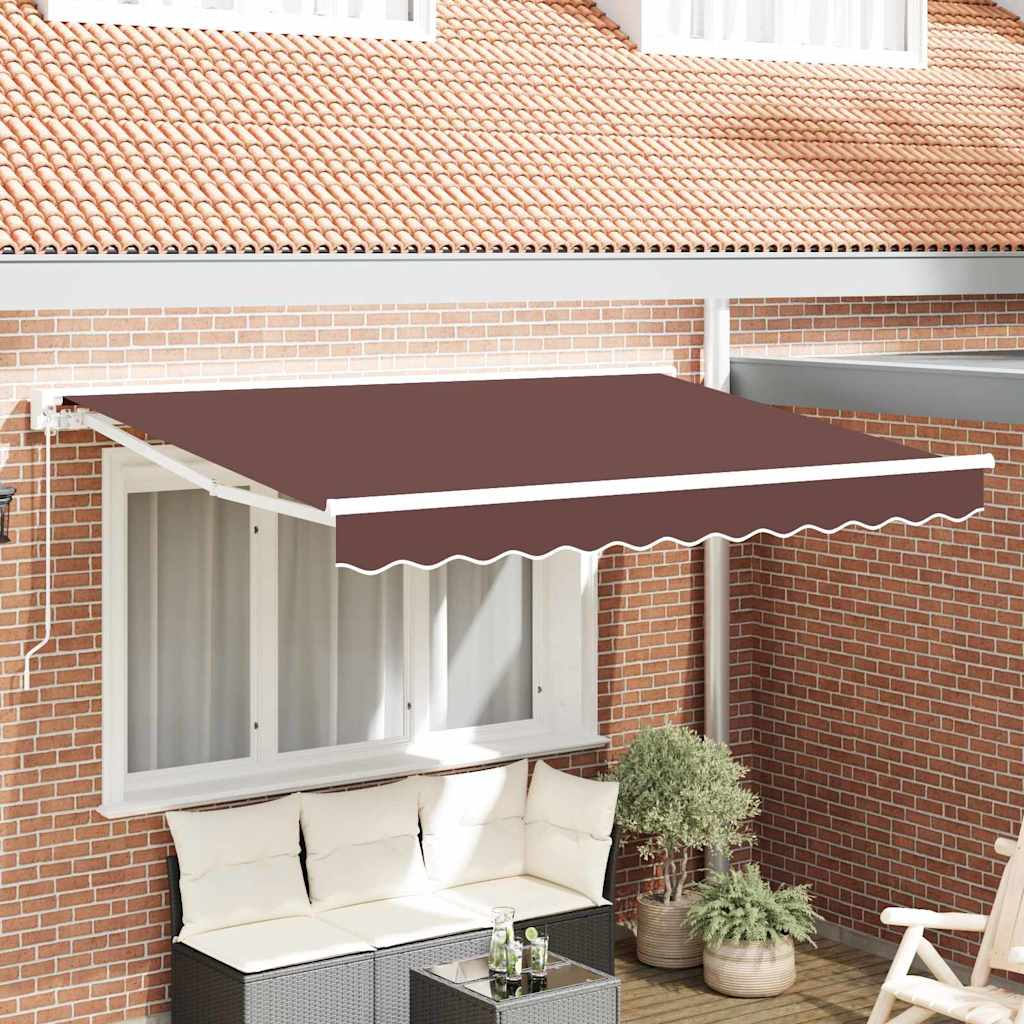 vidaXL Estructura del Toldo Marrón 350 x 200 cm