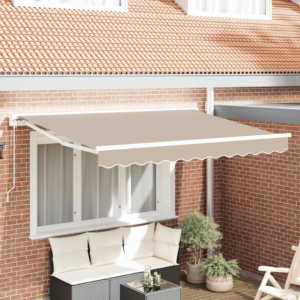 vidaXL Estructura del Toldo Beige 350 x 200 cm
