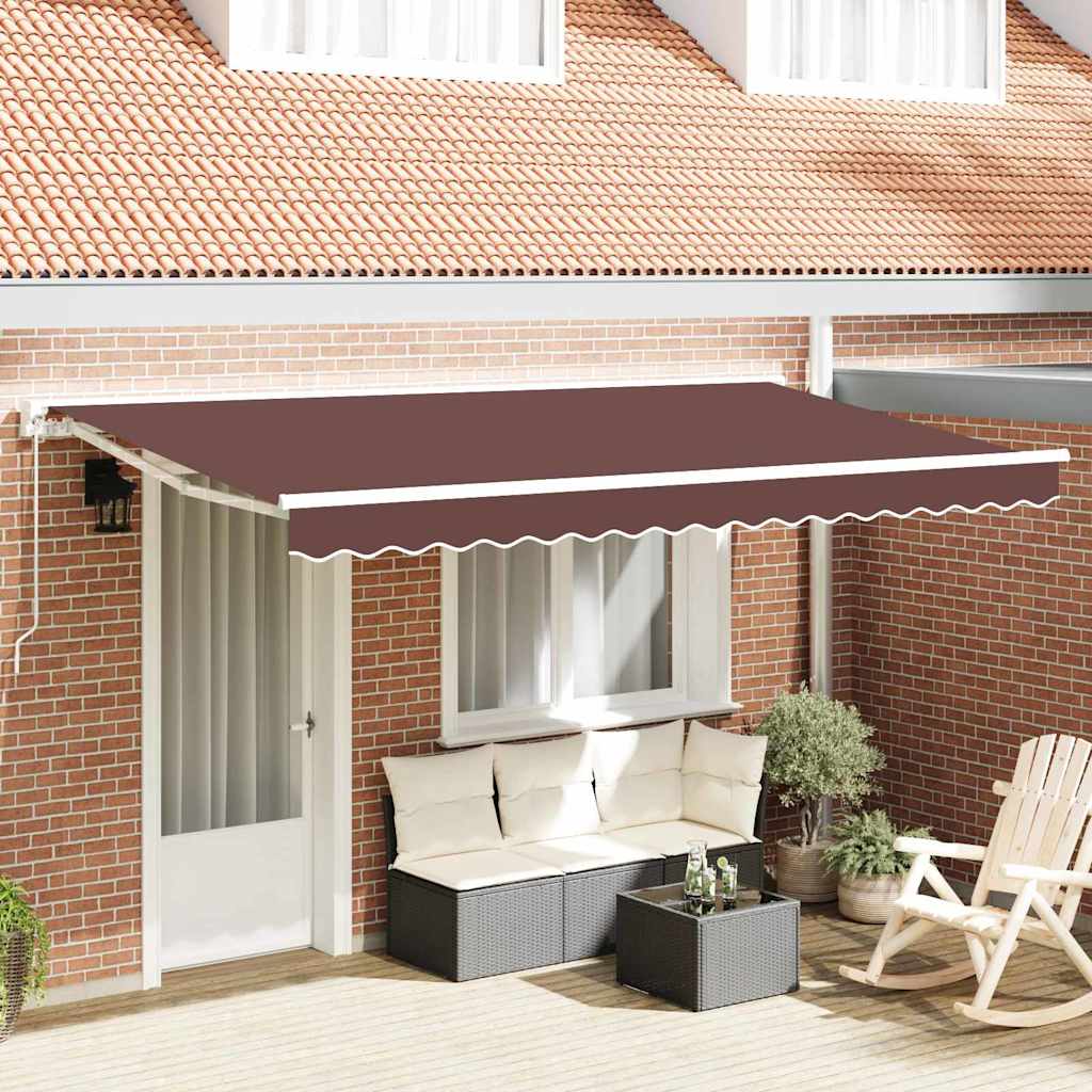 vidaXL Estructura del Toldo Marrón 400 x 200 cm