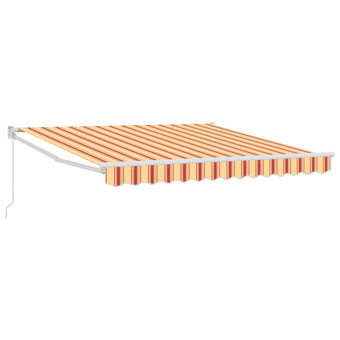 vidaXL Toldo retráctil Amarillo 300 x 250 cm 100% Poliéster y Aluminio