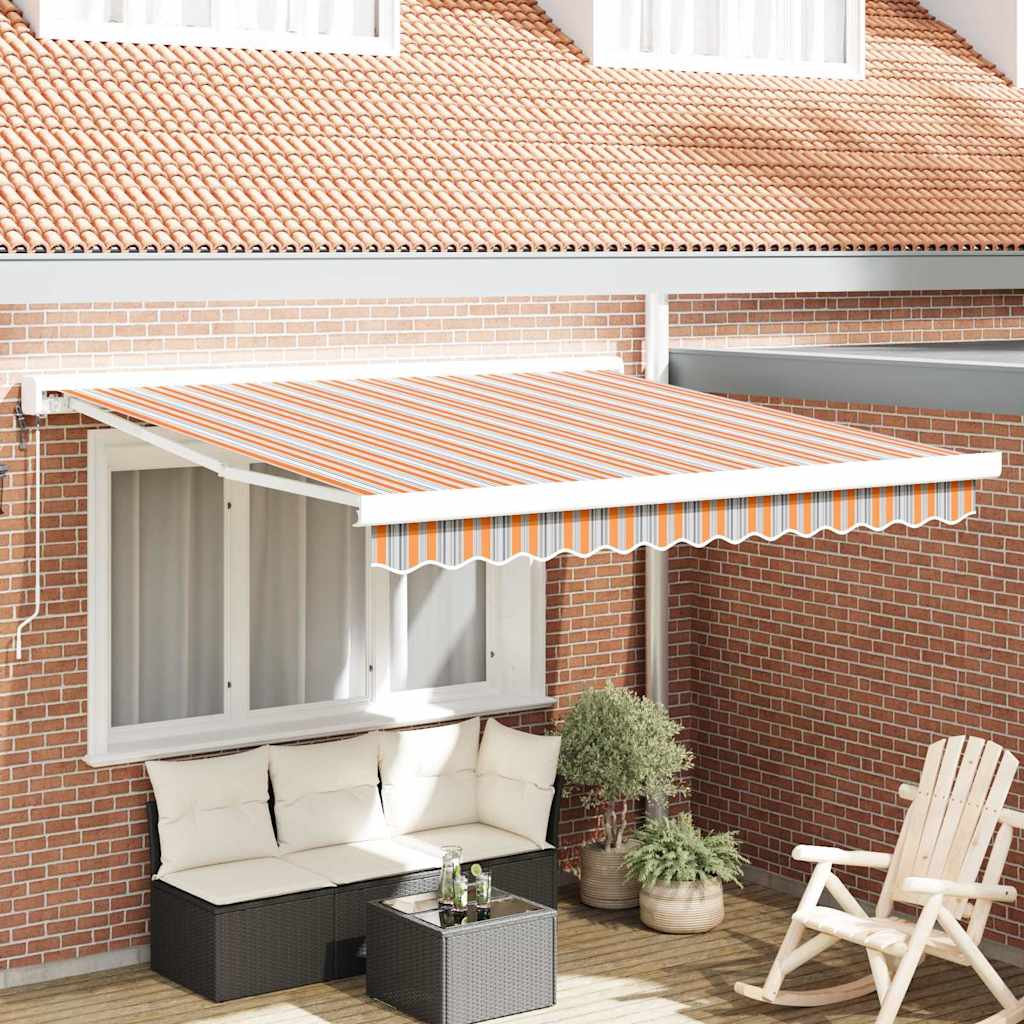vidaXL Toldo retráctil Multicolor 300 x 250 x 165 cm Tela y Metal