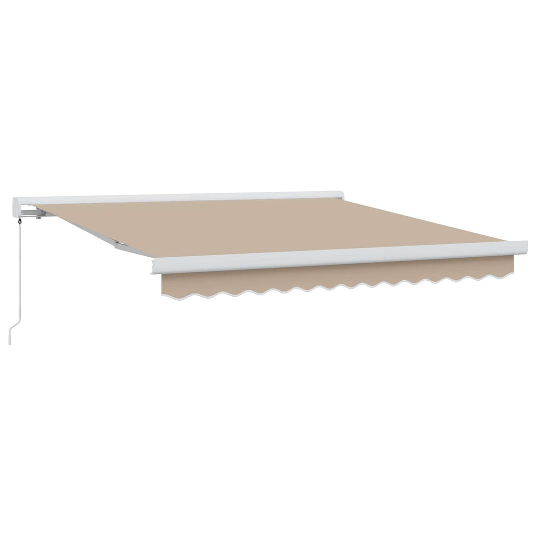 vidaXL Toldo retráctil Beige 300 x 250 cm Lona y Aluminio