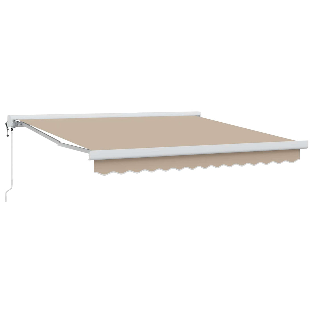 vidaXL Toldo retráctil Beige 300 x 250 x 165 cm Tela y Metal