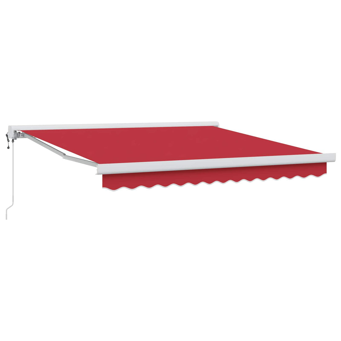 vidaXL Toldo retráctil Rojo 300 x 250 cm Tela y Metal