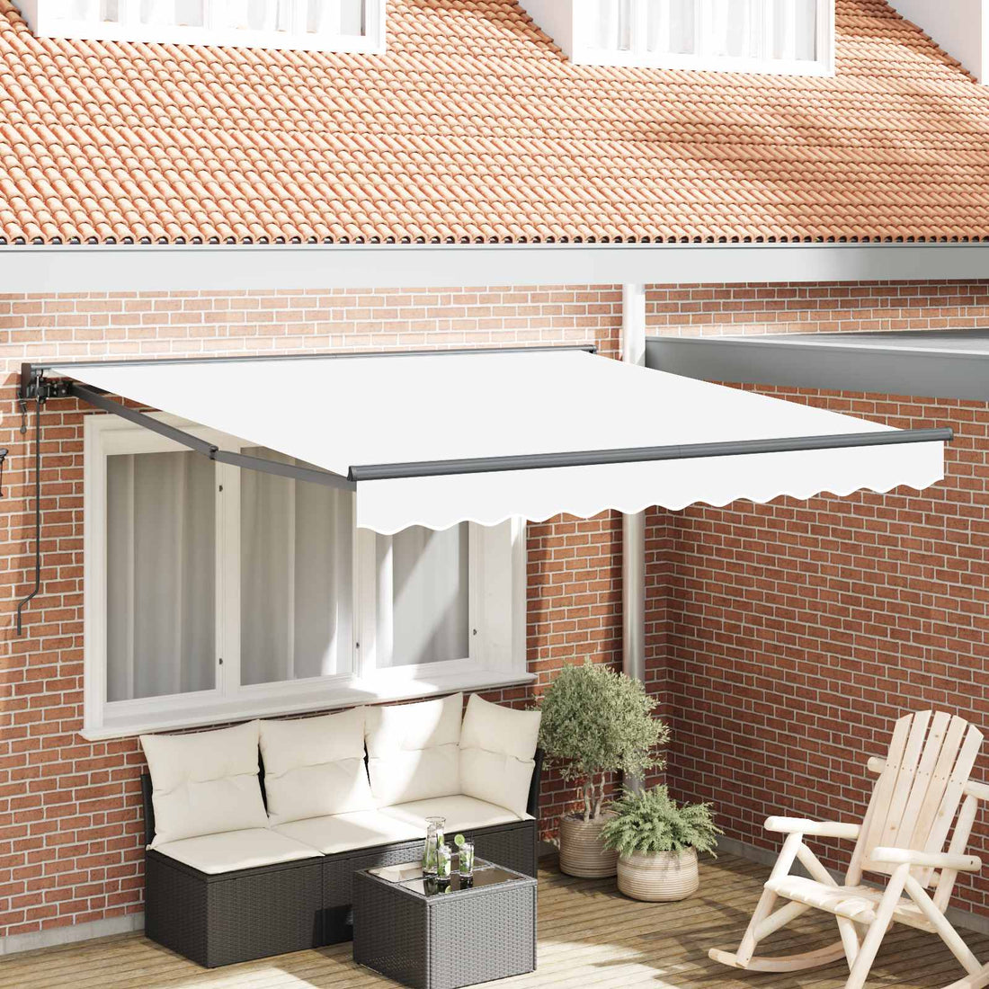 vidaXL Estructura del Toldo Blanco 350 x 250 cm