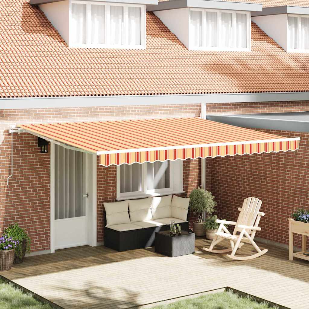 vidaXL Toldo retráctil 450 x 300 cm Poliéster y Aluminio