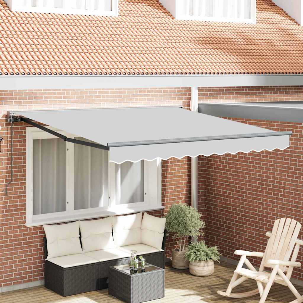vidaXL Estructura del Toldo Ajustable Antracita 3,5 x 2,5 m Acero