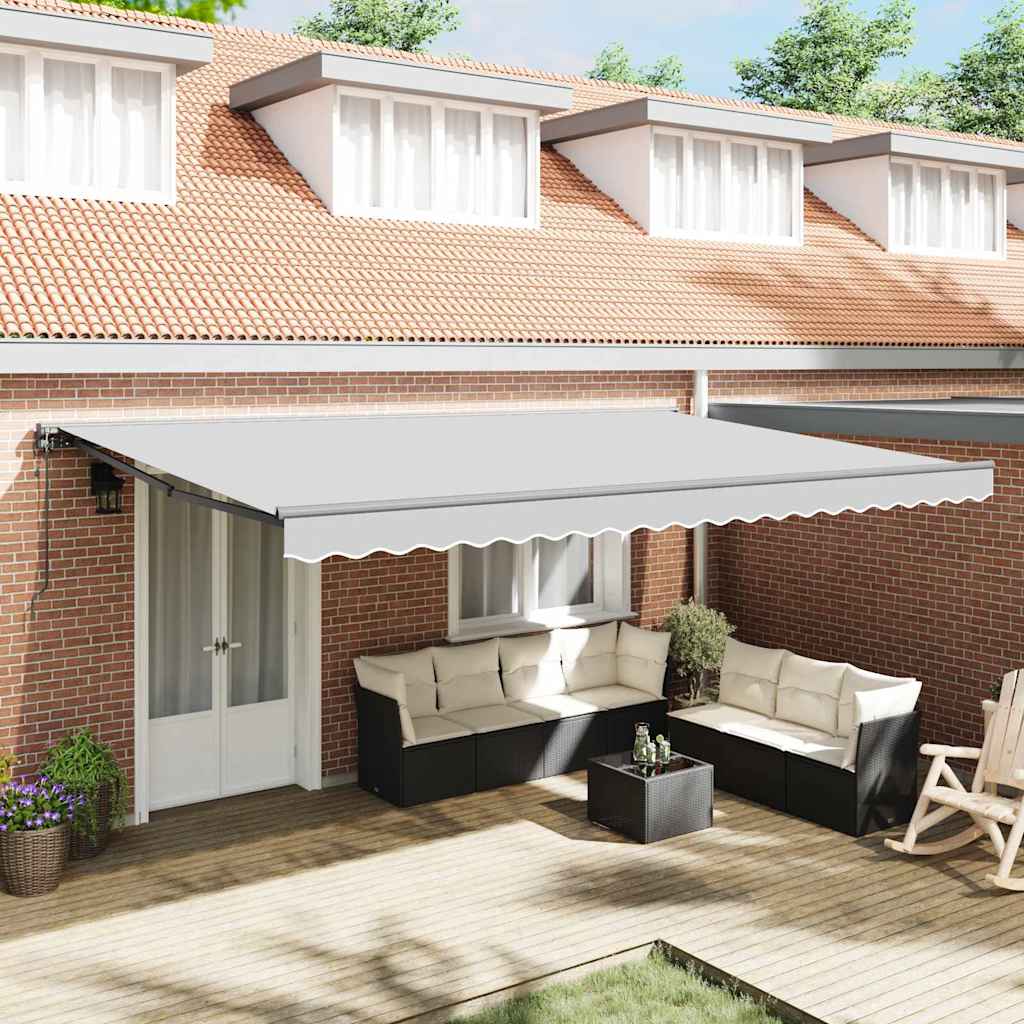 vidaXL Estructura del Toldo Ajustable Antracita 4 x 3 m Acero
