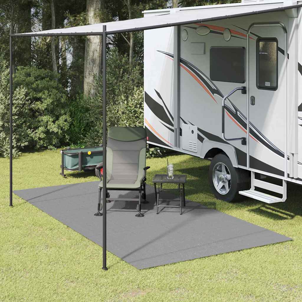 vidaXL Alfombra para tienda Antracita 800 x 350 cm Poliéster