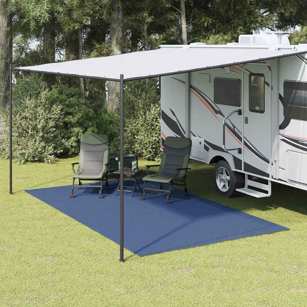 vidaXL Alfombra para tienda Azul 800 x 350 cm Poliéster