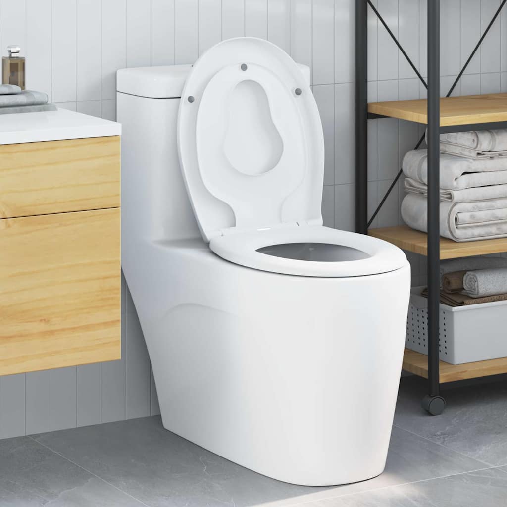 vidaXL Asiento de WC 47 x 37 x 4 cm Duroplast