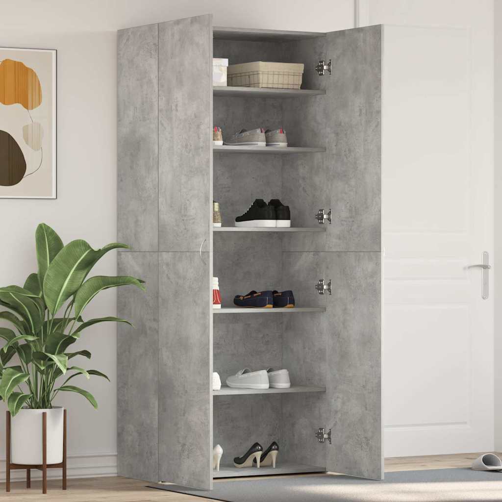 vidaXL Armario para Zapatos 80 x 35.5 x 180 cm Madera de ingeniería