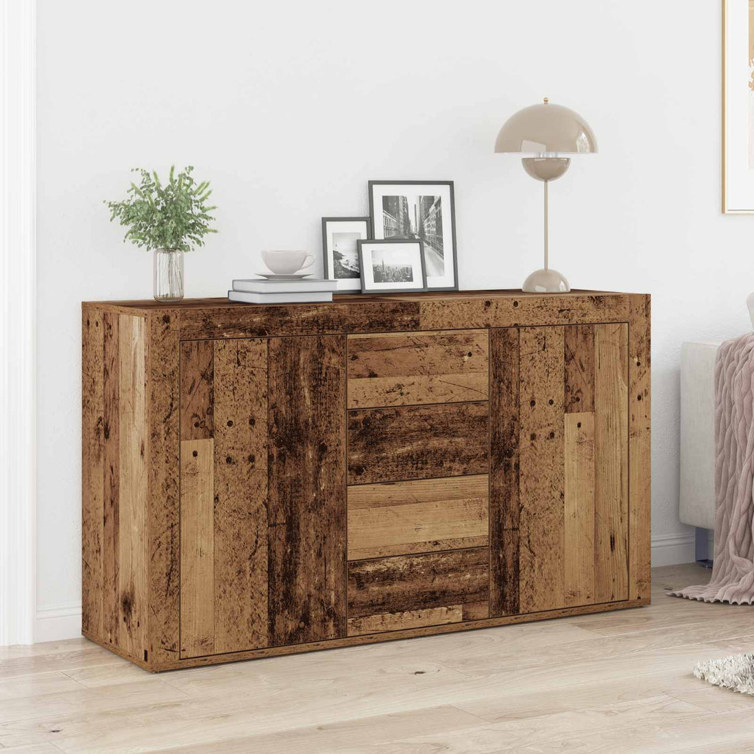 vidaXL Aparador Madera vieja 120 x 36 x 69 cm Madera de ingeniería