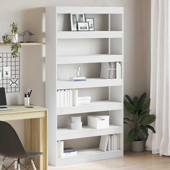 vidaXL Librería 6 niveles 100 x 30 x 198 cm Madera de ingeniería