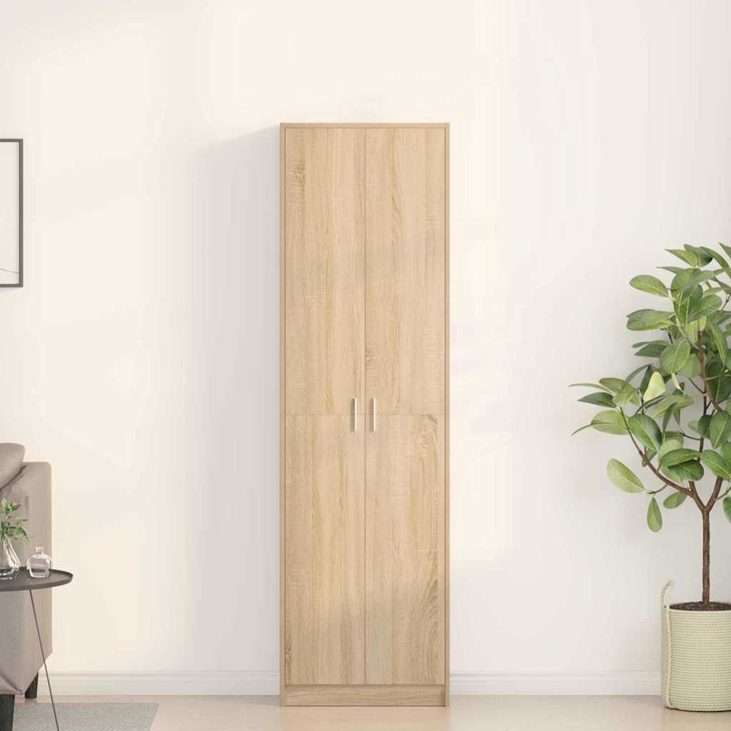 vidaXL Armario Roble Sonoma 55 x 25 x 189 cm Madera de ingeniería
