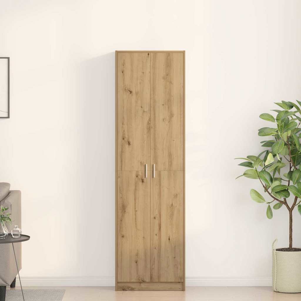 vidaXL Armario Roble artisan 55 x 25 x 189 cm Madera de ingeniería