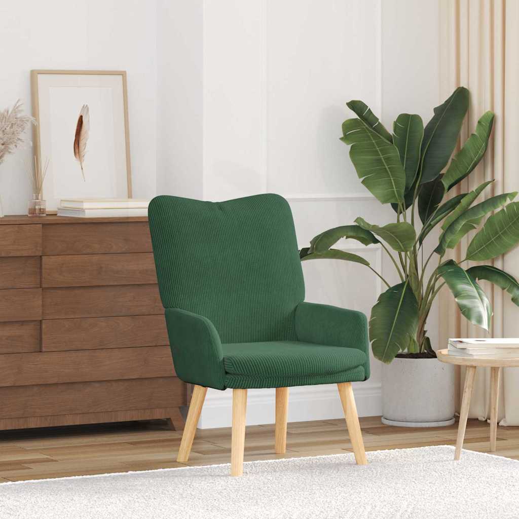 vidaXL sillón Verde Selva 63 x 67 x 94 cm tela