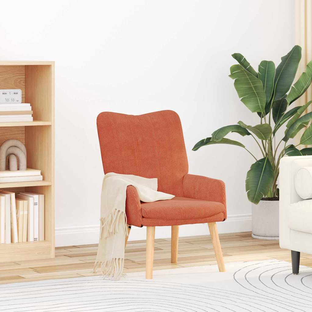 vidaXL sillón Rojo Naranja 63 x 67 x 94 cm tela