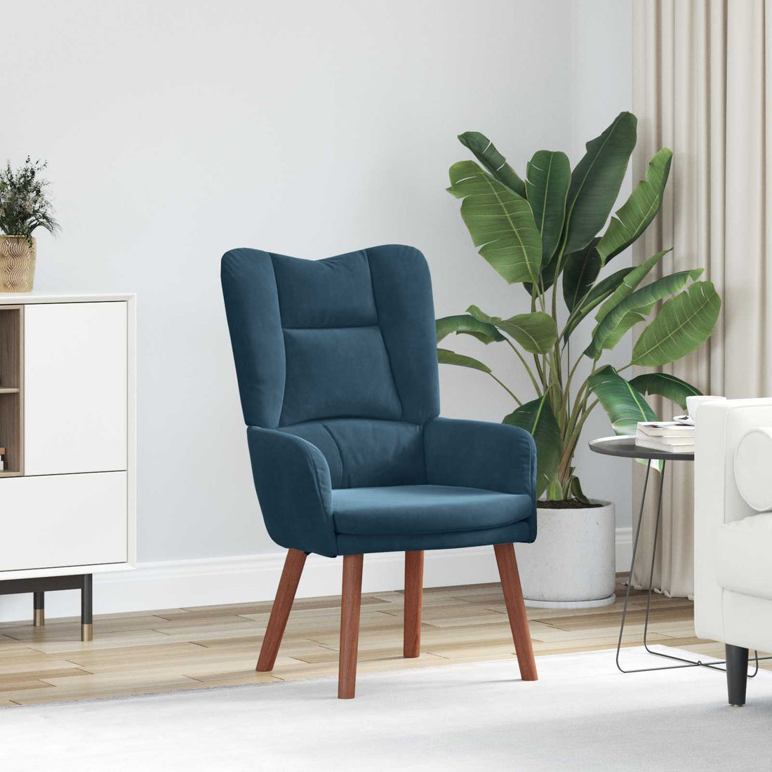 vidaXL sillón Azul 63 x 67 x 94 cm Terciopelo