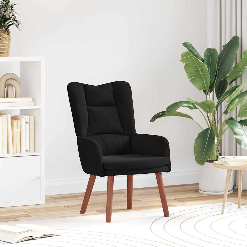 vidaXL sillón Negro 63 x 67 x 94 cm Terciopelo