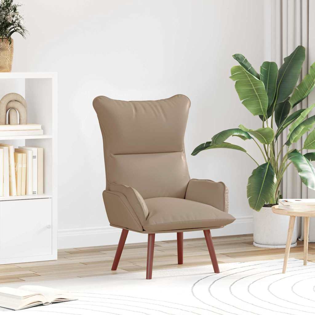 vidaXL sillón Capuchino 69 x 74 x 93 cm Cuero artificial