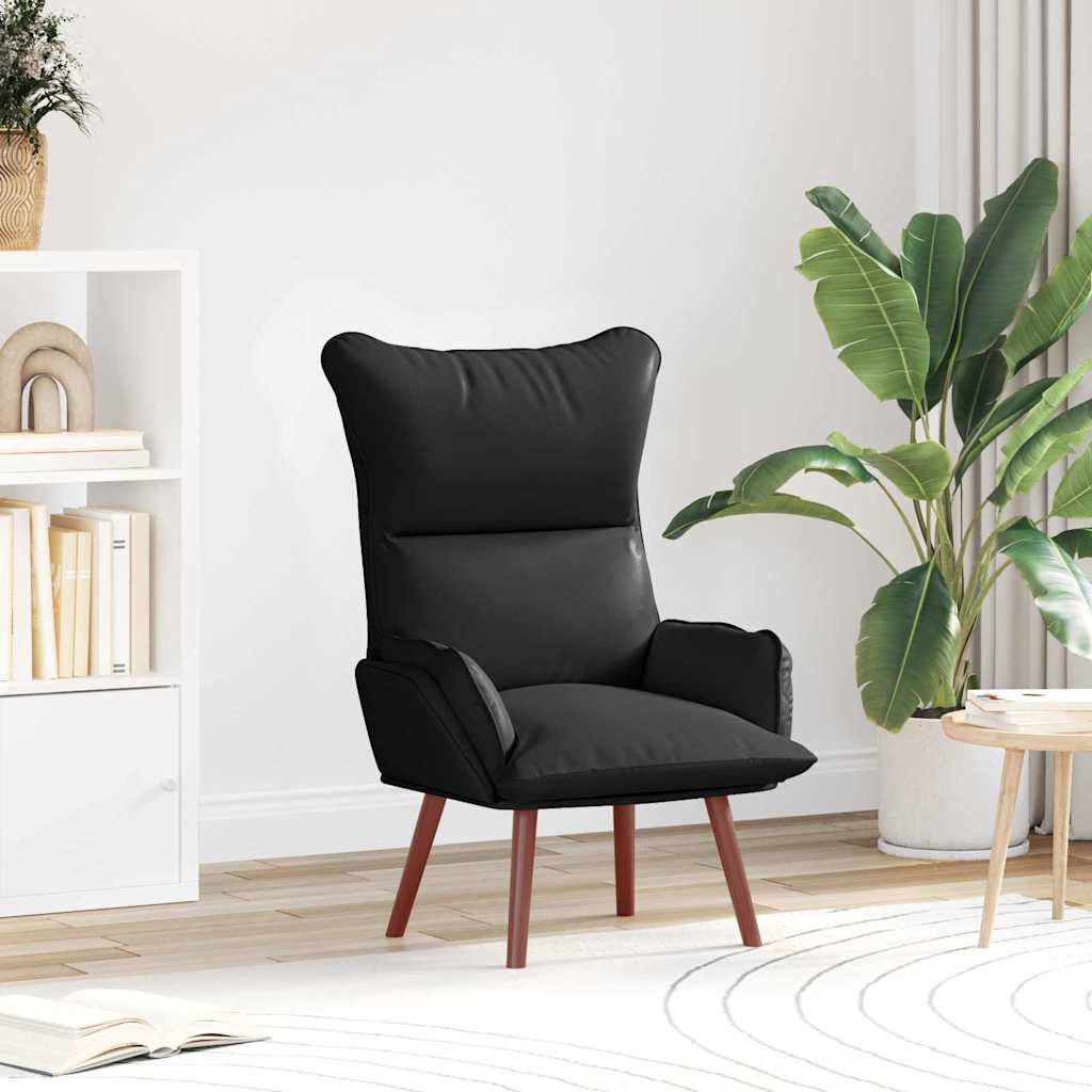 vidaXL sillón Negro 69 x 74 x 93 cm Cuero artificial