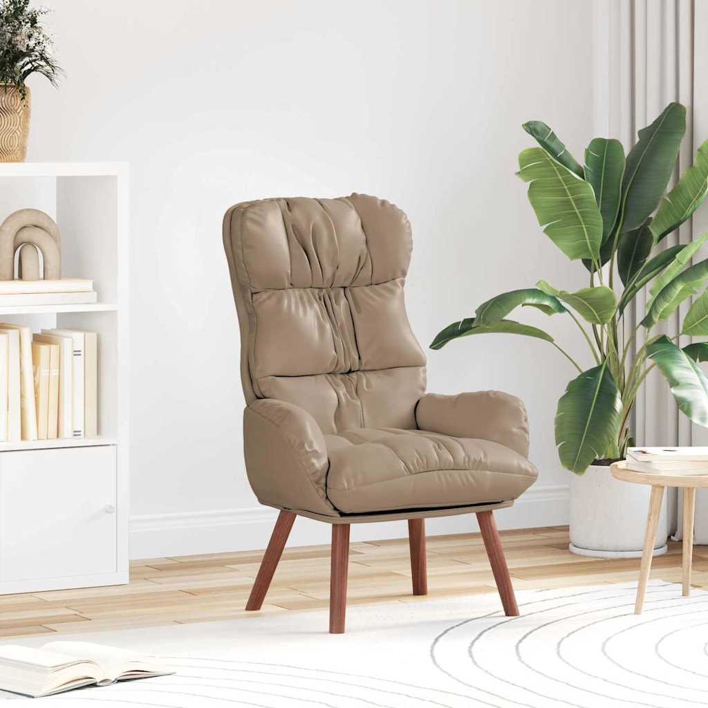 vidaXL sillón Capuchino 69 x 74 x 93 cm Cuero artificial