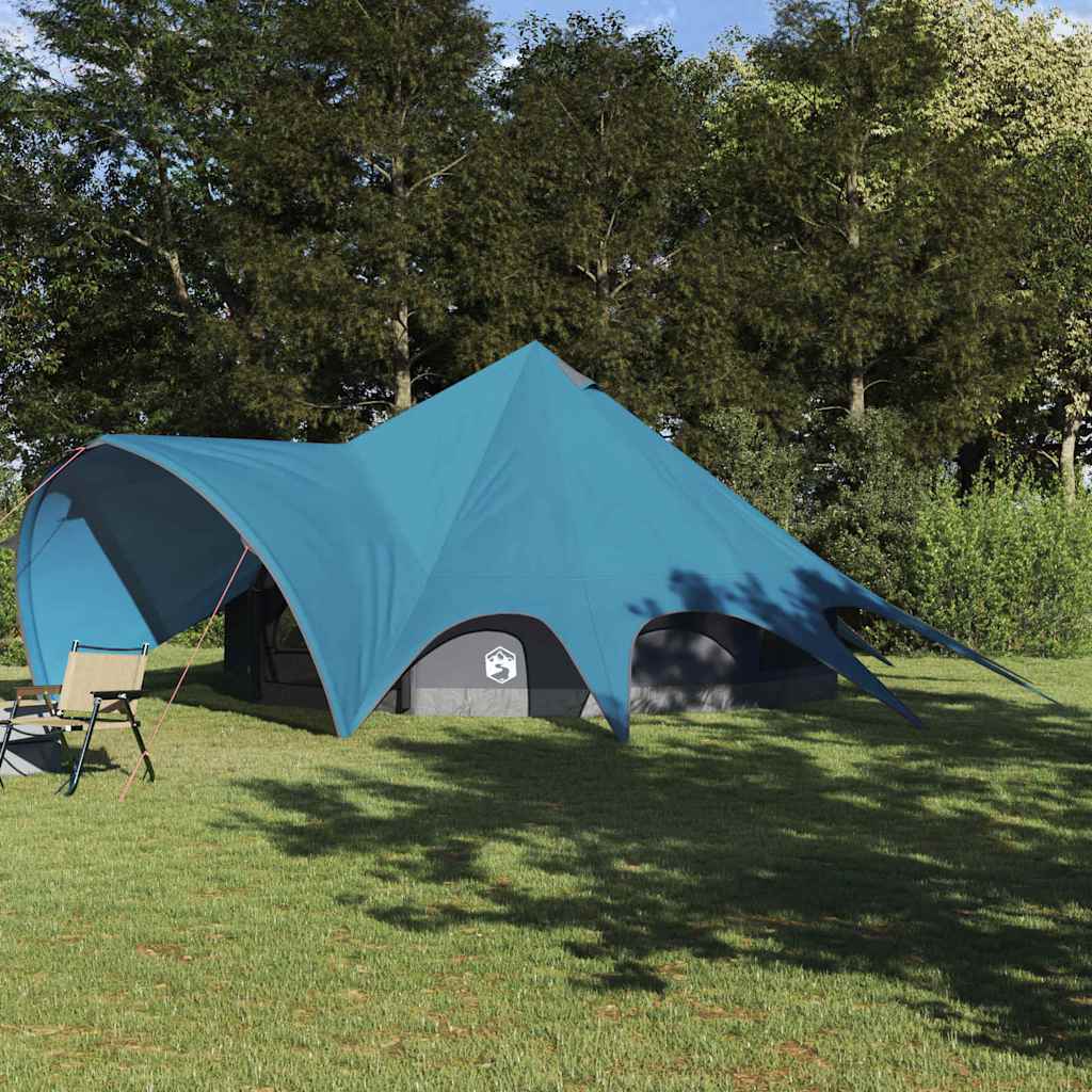 vidaXL Tienda de campaña tipo teepee para 9 personas 9 persona