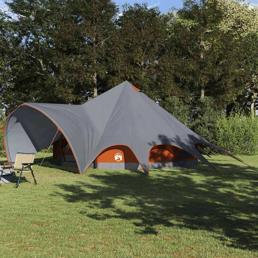 vidaXL Tienda de campaña tipo teepee para 9 personas 9 persona