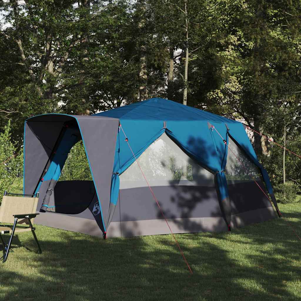 vidaXL Tienda de cabaña para 7 personas 7 persona Azul