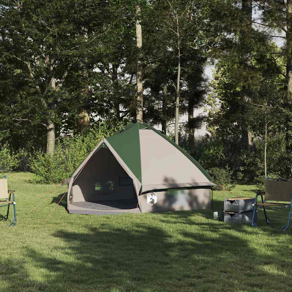 vidaXL Tienda de campaña tipo teepee para 4 personas 4 personas