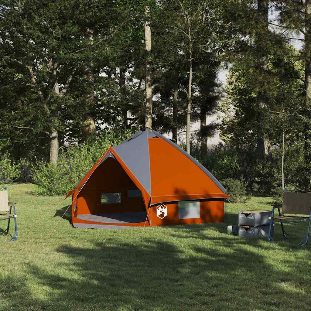 vidaXL Tienda de campaña tipo teepee para 4 personas 4 personas