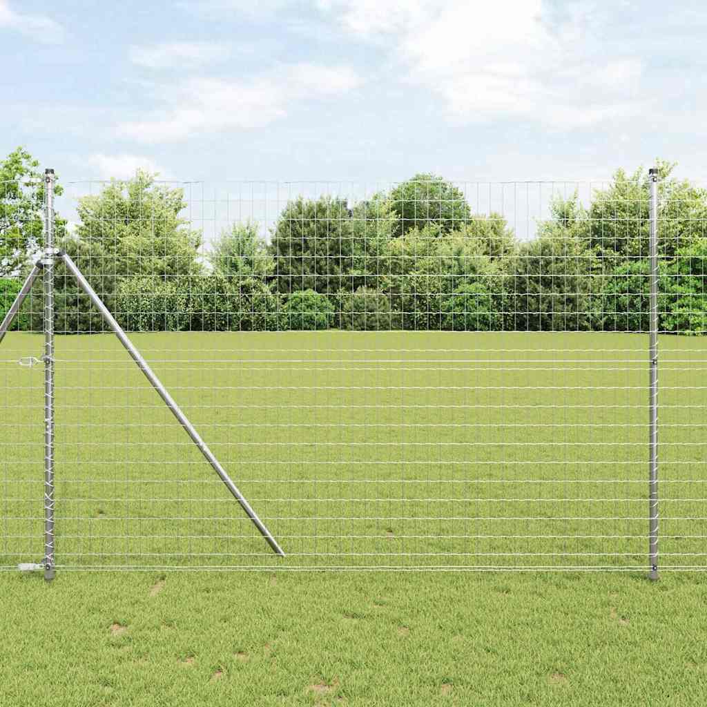 vidaXL Euro Valla 1,6 x 10 m Hierro recubierto de PVC